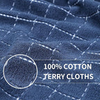 Homaxy 100% Cotton Terry Kitchen Towels, Checkered Designed, Soft and Super - Image 2