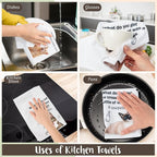 R HORSE 5Pcs Cats Kitchen Towels Set - Image 5