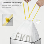 EKO 12.5 Gallon / 40-60 Liter, Extra-Strong Garbage Bags, Leak-Resistant - Image 6