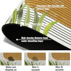 Sink Faucet Absorbing Mat, 2 Pack Drying Mat Around Faucet Sink Splash Guard - Image 5