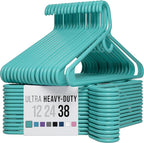 NEATERIZE Ultra Heavy Duty Plastic Clothes Hangers by Neaterize