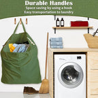 Canvas Laundry Bag 40"W x 35"H, Thick Canvas Laundry Bag - Image 5