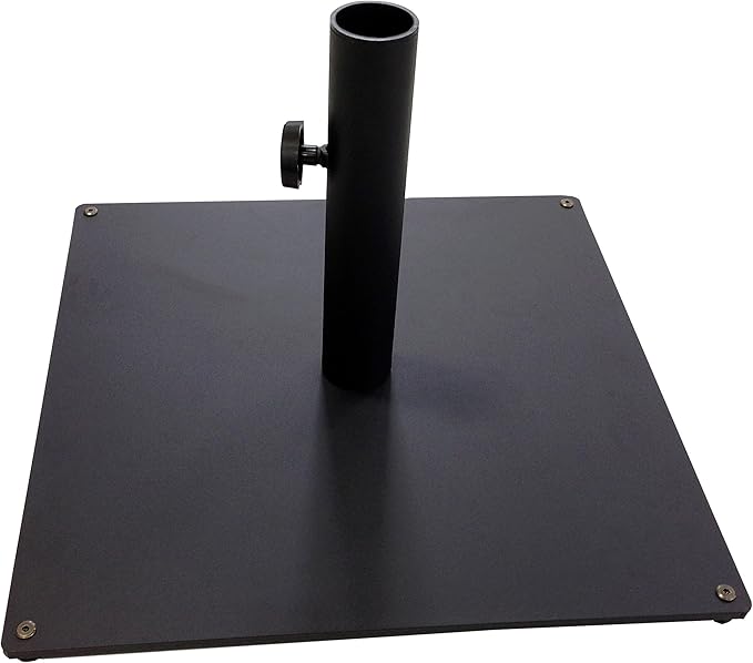 Tropishade Steel Plate Umbrella Base, 36 lbs, Black by Tropishade