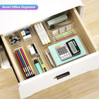 47 PCS Clear Plastic Drawer Organizer Set - Image 6