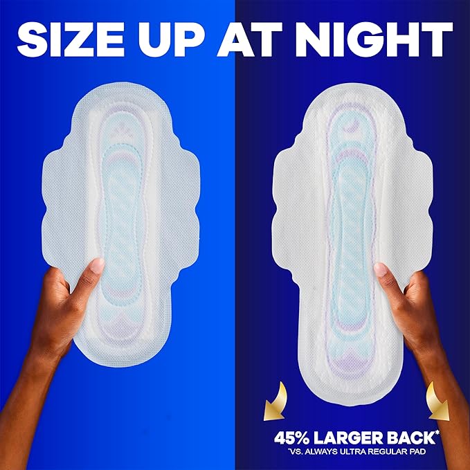 Always Ultra Thin Pads with Wings, Size 2, Long Super - Image 7