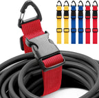 6 Pack 17 Inch Adjustable Extension Cord Holder Organizer by Wowangce
