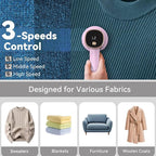 Rechargeable Fabric Shaver for Clothes: 6-Leaf Blades & 3 Speeds to Remove - Image 3