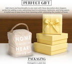 Pavilion Gift Company 72191 Home is Where The Heart is Door Stopper, 5 x 6 - Image 3