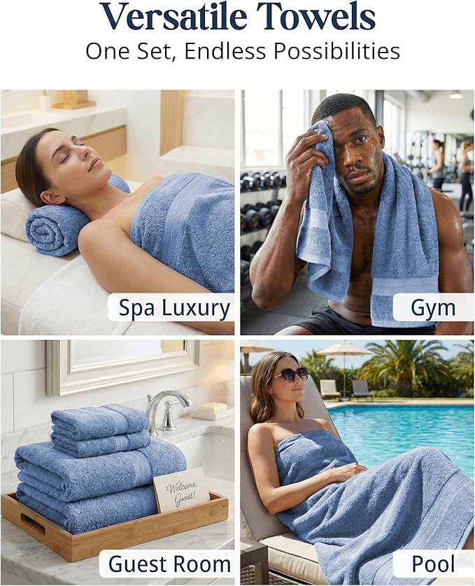 Lane Linen Bath Towel Set - Image 7
