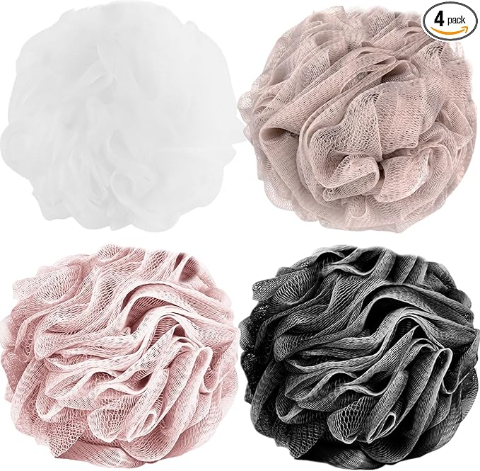Fu Store Loofah Sponge Shower Loofahs 70g Bath Sponges Mesh Balls 4 Colors Body by FuStore