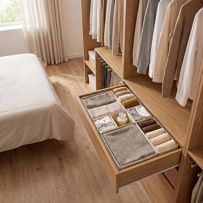 GRANNY SAYS Drawer Organizer Clothes, 12 Pack Dresser Organizer Bins - Image 6