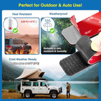 8 Sets Heavy-Duty Adhesive Hook and Loop Strips – 1.2" x 3.2" High-Bond - Image 4