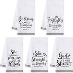 R HORSE Religious Christian Kitchen Dish Towel by RHORSE