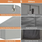 MaxGear Hanging Laundry Hamper, Over the Door Hamper - Image 7