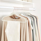 Amazon Basics Slim Velvet Non-Slip Space Saving Suit Clothes Hangers, Closet - Image 6