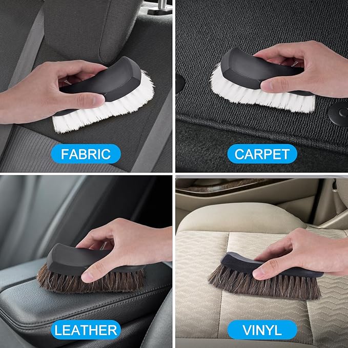 Upholstery Brush, Upholstery Brush Set, Leather Cleaning Brush, Carpet Brush - Image 4