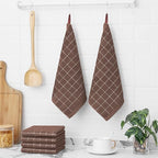 Homaxy 100% Cotton Terry Kitchen Dish Cloths, Ultra Soft and Absorbent Dish - Image 5