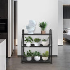 Plant Stand, 3 Tier Plant Shelf for Indoor Outdoor, Heavy Duty Metal Outdoor Plant Stand Holder Rack for Living Room Balcony and Garden, Black - Image 5