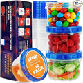 12 Pack 17oz Reusable Freezer Storage Containers by ForestBreathing