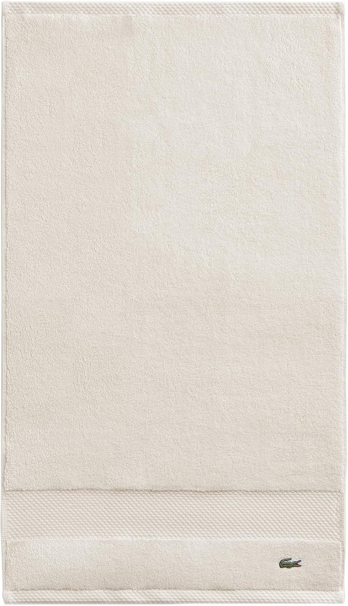 Lacoste Heritage 100% Supima Cotton Hand Towel, Premium Super Soft Bath Towel by LACOSTE