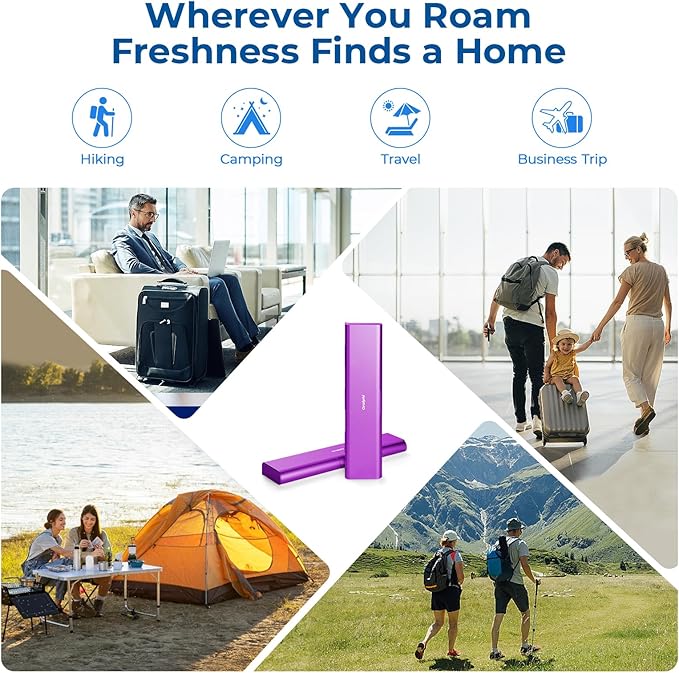 Wider Aluminum Toothbrush Travel Case, Portable Travel Toothbrush Holder - Image 9