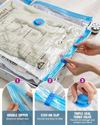 Vacuum Storage Bags for Travel, 24 Pack Vacuum Seal Bags - Image 8