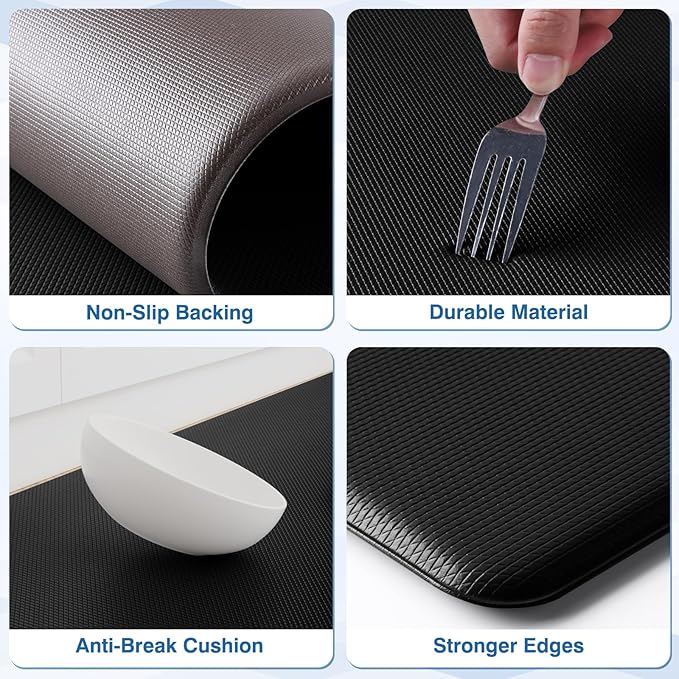 StepRite Kitchen Mats, Cushioned Anti Fatigue Kitchen Mats - Image 3