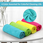 HOMEXCEL Microfiber Cleaning Cloth, 24 Pack Cleaning Rags, Cleaning Towels - Image 3