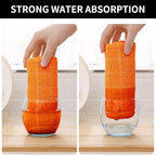 Homaxy 100% Cotton Terry Kitchen Towels, Checkered Designed, Soft and Super - Image 3