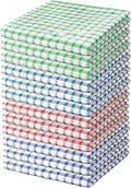 Nialnant 12 Pack Kitchen Dish Cloths, 100% Cotton Kitchen Towels Soft Absorbent by Nialnant