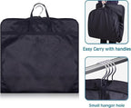 KIMBORA 43" Suit Bags for Closet Storage and Travel, Gusseted Mesh Hanging - Image 4