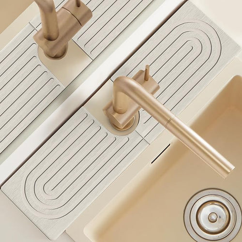 18'' Wider New Upgrade Faucet Mat by LushSpring