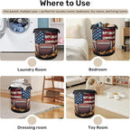 Football Large Clothes Hamper Bag - Image 4