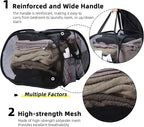 Collapsible Laundry Basket, 90L Foldable Pop-up Laundry Hamper - Image 3