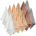 Syhood 12 Pieces Face Wash Cloth 12 x 12 in Makeup Remover Cloths Towel Coral by Syhood