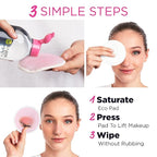Garnier Micellar Cleansing Eco Pads, 3 Ultra-soft Microfiber Pads - Image 4