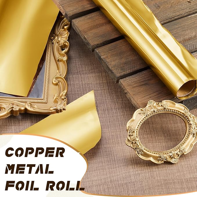1 Roll Aluminum Metal Crafts DIY Foil 12 Inch x 20 ft x 0.1 mm Thick - Image 6