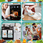 Boyiee Set of 6 Camping Kitchen Towels White Absorbent Dishcloth Bonfire Tent - Image 4