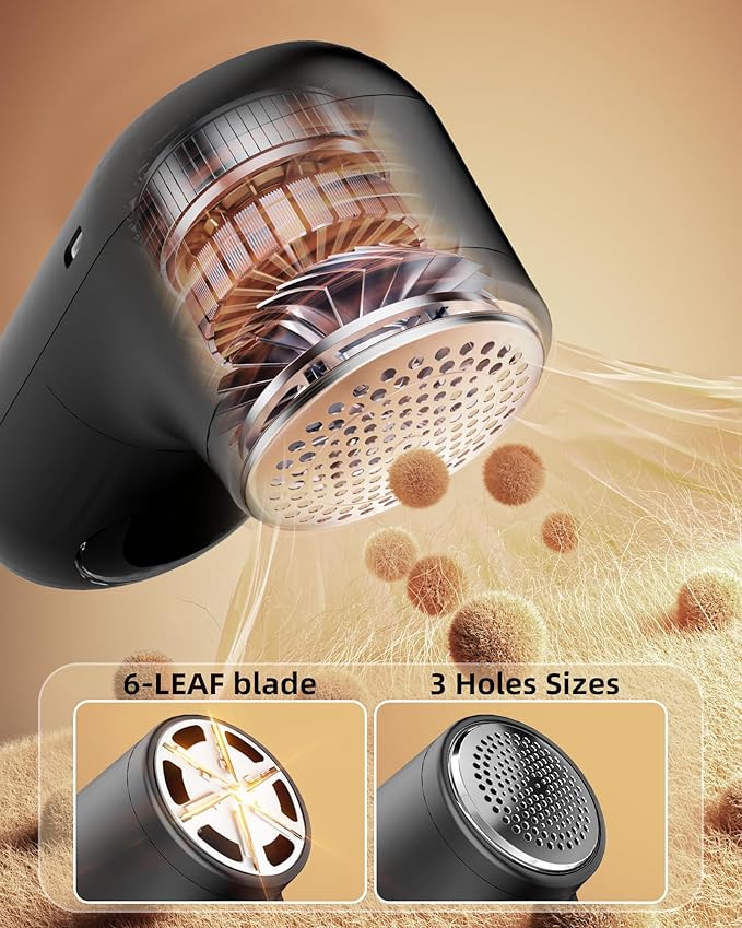 Fabric Shaver Lint Remover, Rechargeable Lint Shaver - Image 3