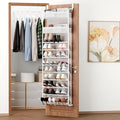 Whitmor 27 Pair Over The Door Shoe Organizer, 11 Tier Hanging Shoe Organizer by Whitmor