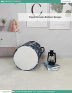 FANKANG Storage Basket, Nursery Hamper Canvas Laundry Basket Foldable - Image 6