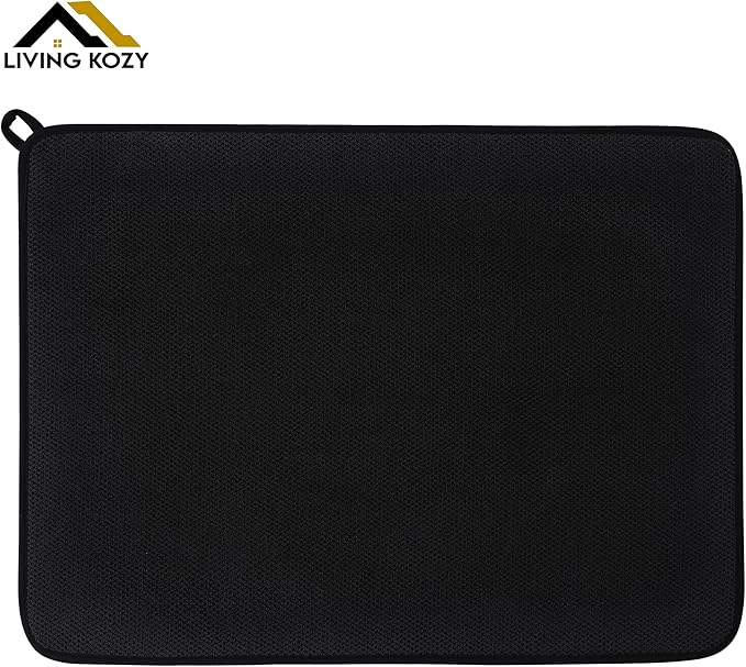 Dish Drying Mat, Microfiber Ultra-Absorbent Kitchen Counter Mat, Ideal Dish - Image 5