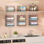 6 Tier Closet Hanging Organizer, Clothes Hanging Shelves - Image 8