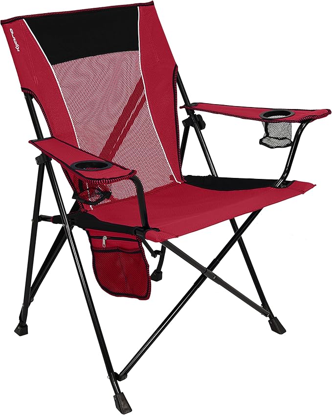Kijaro Dual Lock Portable Camping Chairs - Versatile Folding Chair, Sports Chair, Outdoor Chair & Lawn Chair - Dual Lock Feature Red Rock Canyon by Kijaro