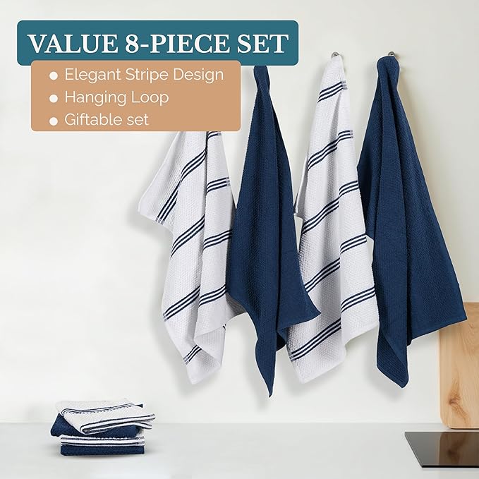 Casa Platino Dish Towels for Drying Dishes and Kitchen Towels and Dishcloths - Image 5