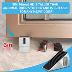 2Pc Strongest Door Stoppers for Bottom of Door- Spring Heavy Duty Door Stop - Image 5