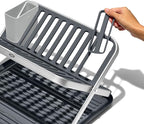 OXO Good Grips Aluminum Fold Flat Dish Drying Rack, - Image 7