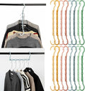 Mr. Pen- Space Saving Hangers for Clothes, Pastel Colors, Plastic Multi Clothes by MrPen