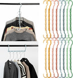 Mr. Pen- Space Saving Hangers for Clothes, Pastel Colors, Plastic Multi Clothes by MrPen