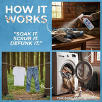 Laundry Stain Remover Spray, 32oz. Enzyme 'Free & Clear' Stain Treater Spray & - Image 6